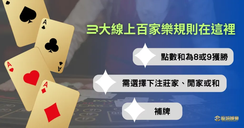 靠線上百家樂賺錢其實超簡單?這 3 大百家樂賺錢攻略一定要會! 13 3 大線上百家樂規則