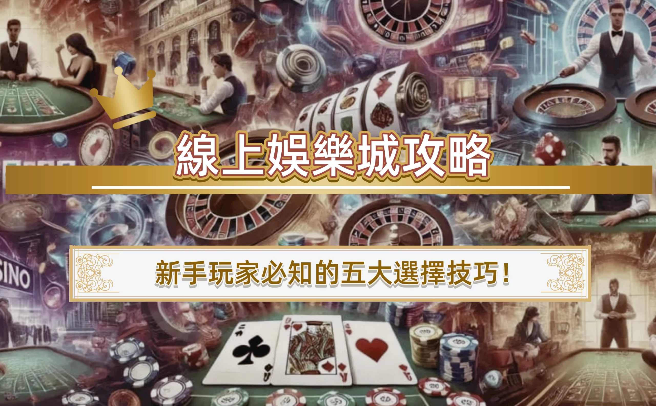 0323-1 線上娛樂城攻略|新手玩家必知的五大選擇技巧!