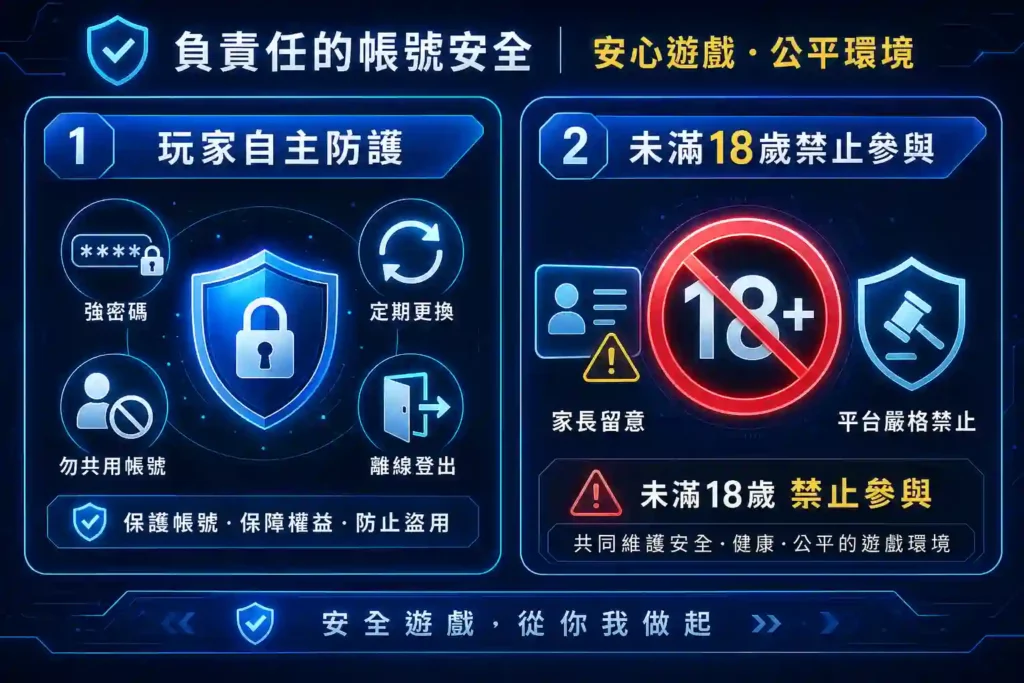 3A娛樂城安全嗎?從 HTTPS 與隱私政策看你的個資與資金保障 1 3A娛樂城帳戶安全管理與未成年人保護責任